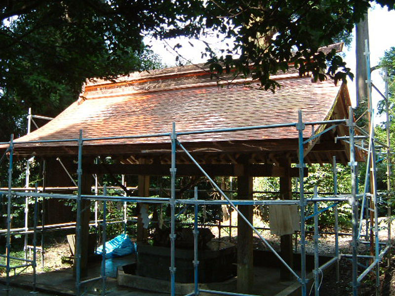 三ヶ所神社の施工イメージ