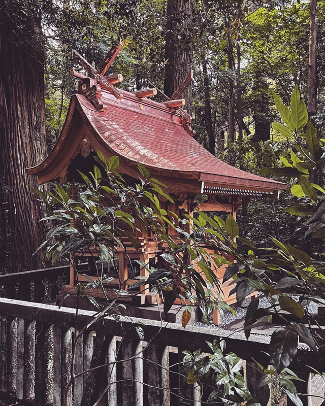 狭野神社の末社の施工イメージ