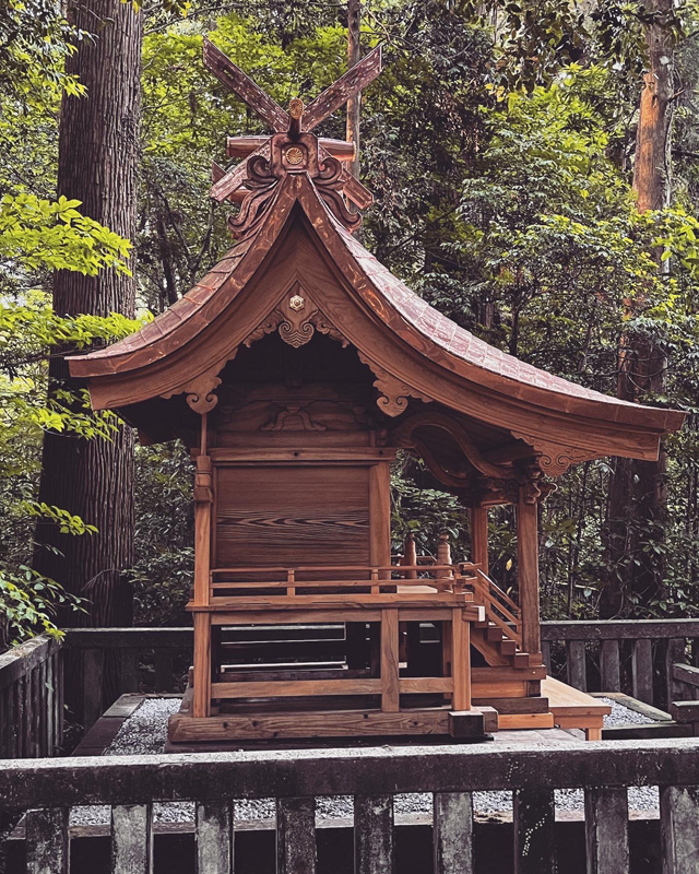 狭野神社の末社の施工イメージ